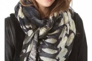 Yigal Azrouel Snake Print Scarf