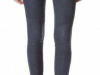 Yigal Azrouel Textured Leather Ankle Pants