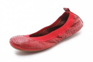 Yosi Samra Croc Ballet Flats