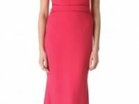 Zac Posen Stretch Crepe Gown