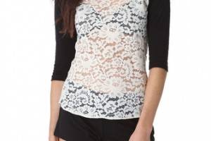 Zinke Megan Lace Raglan Tee