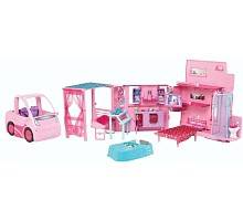 Barbie - Barbie and Her Sisters in a Pony Tale - Sisters Deluxe Camper RV Vehicle Playset